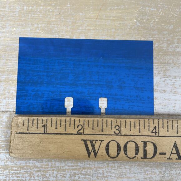 Rolodex Transparent Card Protectors TP-24 Holds 200+ Cards Yellow Blue 2.25 x 4 - Picture 3 of 8